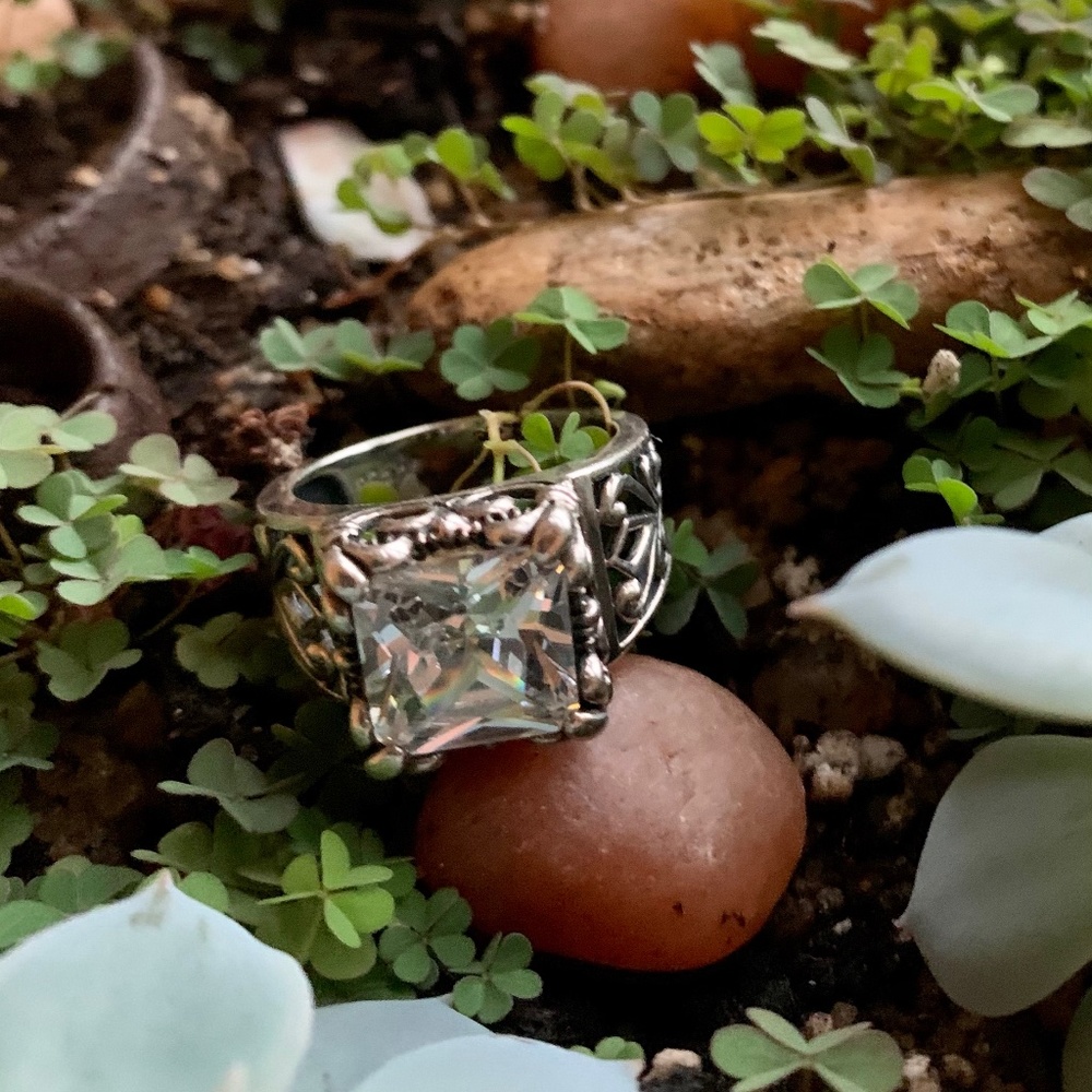 Silpada Uptown CZ Sterling Silver Ring